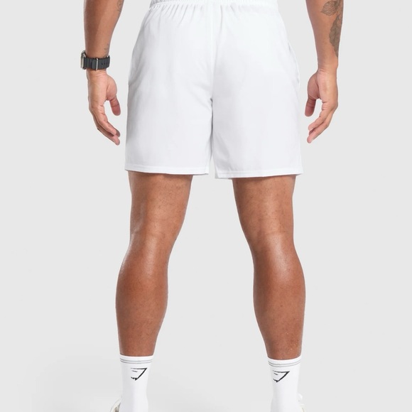 Gymshark White Athletic Shorts for Men - Picture 2 of 9